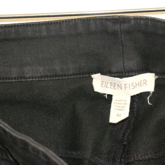 Eileen Fisher Black Jeans Medium - Picture 4 of 5